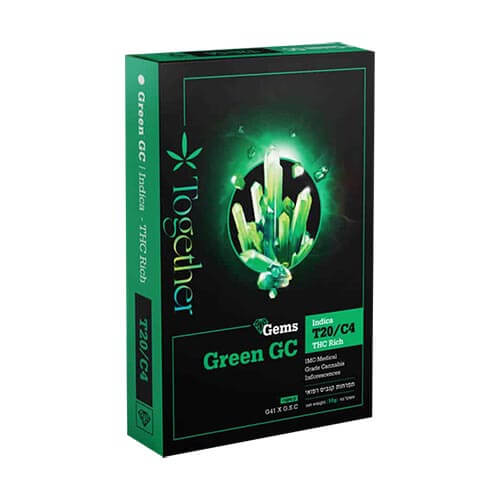 תפרחות גרין ג'י סי (Green GC) T20/C4 אינדיקה תפרחות גרין ג'י סי (Green GC) T20/C4 אינדיקה