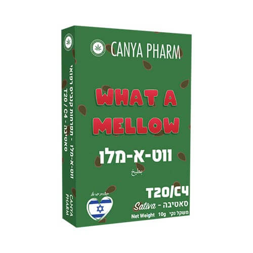 תפרחות ווט א מלו (What a mellow) T20/C4 סאטיבה תפרחות ווט א מלו (What a mellow) T20/C4 סאטיבה