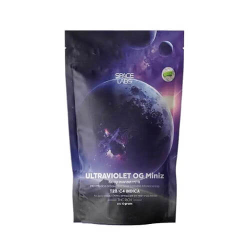 תפרחות סמול אולטרה ויולט או ג'י (Ultraviolet OG Small) T20/C4 אינדיקה תפרחות סמול אולטרה ויולט או ג'י (Ultraviolet OG Small) T20/C4 אינדיקה