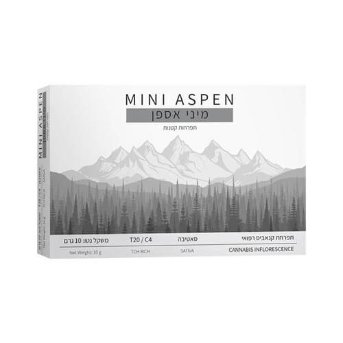 תפרחות סמול מיני אספן (Mini Aspen) T20/C4 סאטיבה תפרחות סמול מיני אספן (Mini Aspen) T20/C4 סאטיבה
