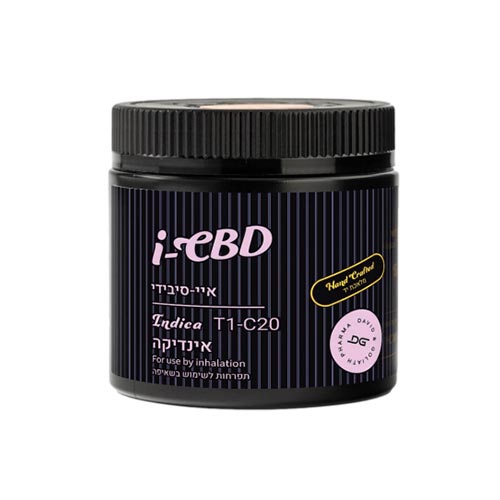 תפרחות איי סיבידי (i CBD) T1/C10 אינדיקה תפרחות איי סיבידי (i CBD) T1/C10 אינדיקה