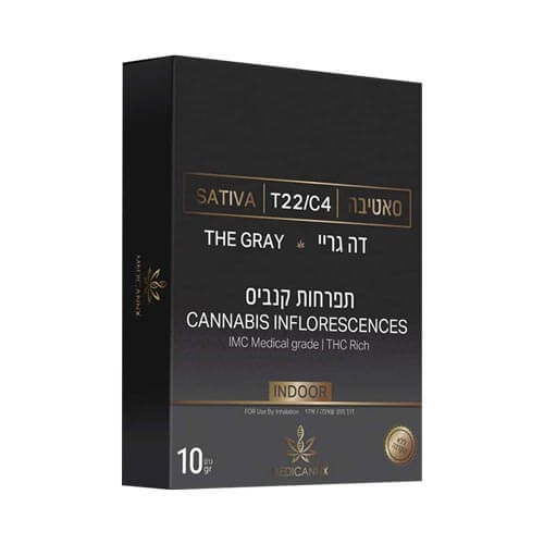 תפרחות דה גריי T22/C4 סאטיבה תפרחות דה גריי T22/C4 סאטיבה