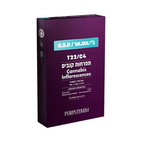 תפרחות ג'י אס אר T22/C4 היבריד תפרחות ג'י אס אר T22/C4 היבריד