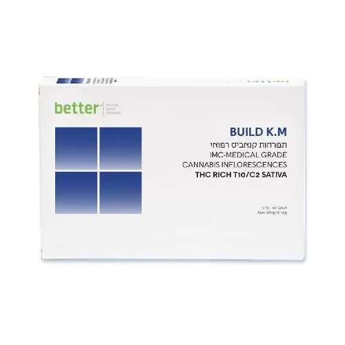 תפרחות Build K.M T10/C2 סאטיבה | קנאביס רפואי