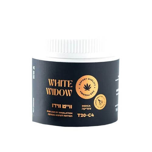 תפרחות ווייט ווידו (White Widow) T20/C4 אינדיקה תפרחות ווייט ווידו (White Widow) T20/C4 אינדיקה