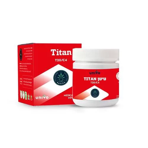 תפרחות טיטאן T20/C4 סאטיבה | קנאביס רפואי