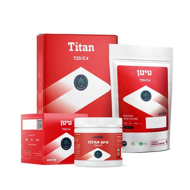 תפרחות טיטן T20/C4 סאטיבה תפרחות טיטן T20/C4 סאטיבה