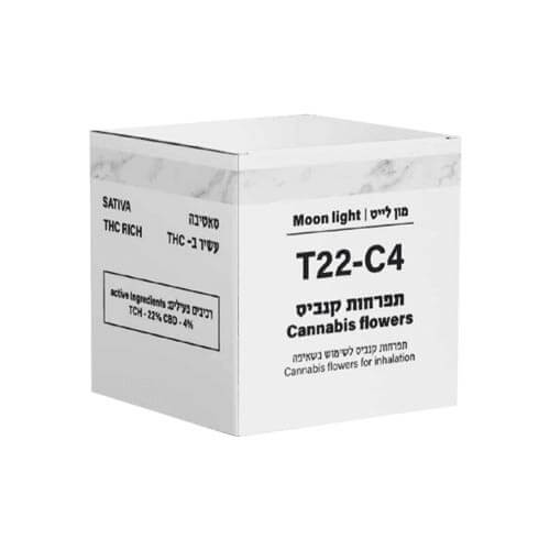 תפרחות מון לייט T22/C4 סאטיבה תפרחות מון לייט T22/C4 סאטיבה