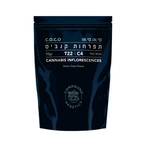 תפרחות סי.או.סי.או T22/C4 סאטיבה תפרחות סי.או.סי.או T22/C4 סאטיבה