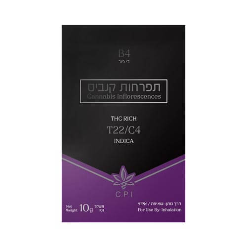 תפרחות בי פור T22/C4 אינדיקה תפרחות בי פור T22/C4 אינדיקה