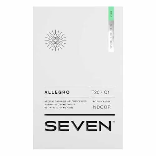 תפרחות אלגרו (Allegro) T20/C4 סאטיבה | קנאביס רפואי