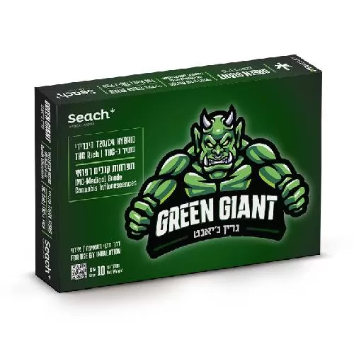 תפרחות גרין ג'יאנט (Green Giant) T20/C4  | קנאביס רפואי