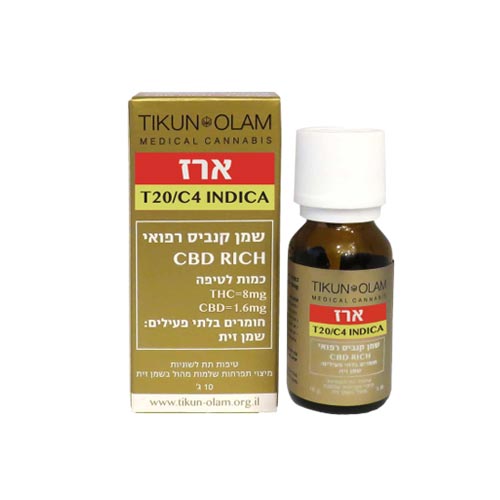 שמן ארז T20/C4 אינדיקה שמן ארז T20/C4 אינדיקה