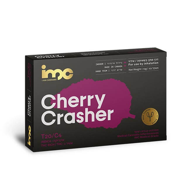 תפרחות צ'רי קראשר (Cherry Crasher) T20/C4 אינדיקה תפרחות צ'רי קראשר (Cherry Crasher) T20/C4 אינדיקה