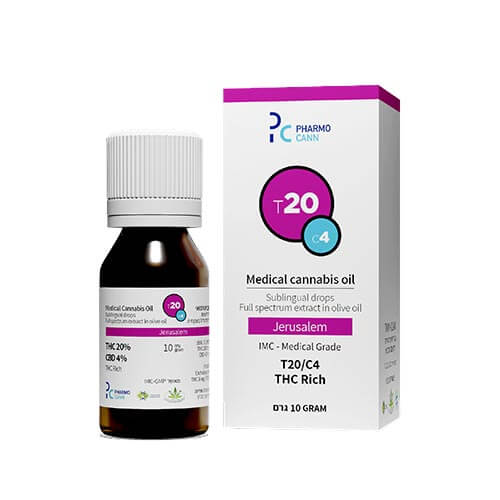 שמן ג'רוזלם (Jerusalem Oil) T20/C4 סאטיבה שמן ג'רוזלם (Jerusalem Oil) T20/C4 סאטיבה