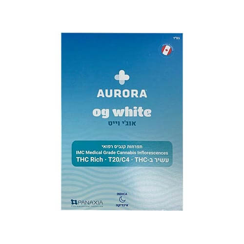 תפרחות אוג'י וייט (OG White) T20/C4 אינדיקה תפרחות אוג'י וייט (OG White) T20/C4 אינדיקה