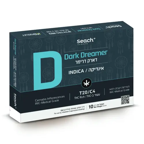 תפרחות דארק דרימר (Dark Dreamer) T20/C4 אינדיקה | קנאביס רפואי