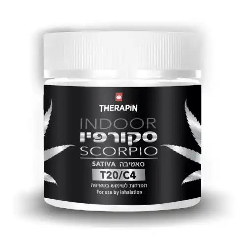 תפרחות סקורפיו (Scorpio) T20/C4 סאטיבה | קנאביס רפואי