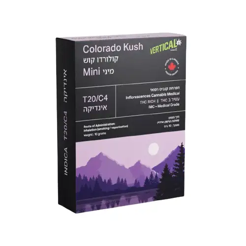 תפרחות סמול קולורדו קוש (Colorado Kush Small) T20/C4 אינדיקה
