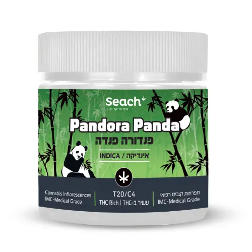 תפרחות פנדורה פנדה (Pandora Panda) T20/C4 אינדיקה | קנאביס רפואי