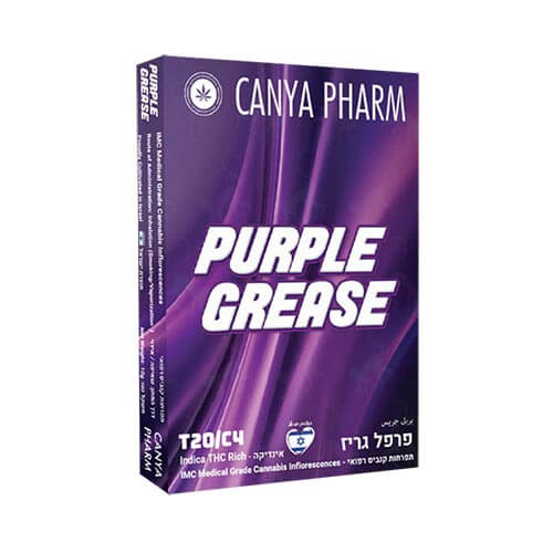 תפרחות פרפל גריז (Purple Grease) T20/C4 אינדיקה