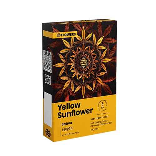 תפרחות ילו סאנפלאוור (Yellow Sunflower) T20/C4 סאטיבה