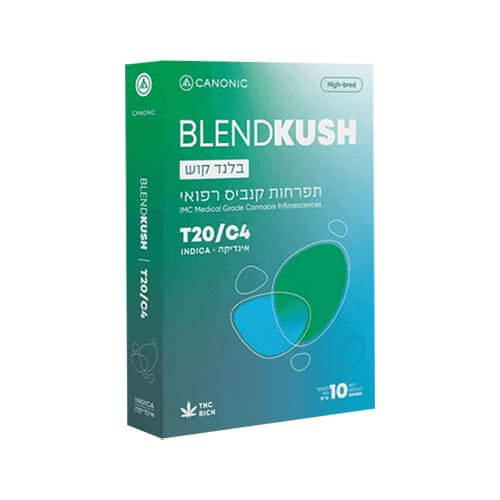 תפרחות בלנד קוש (Blend Kush) T20/C4 אינדיקה